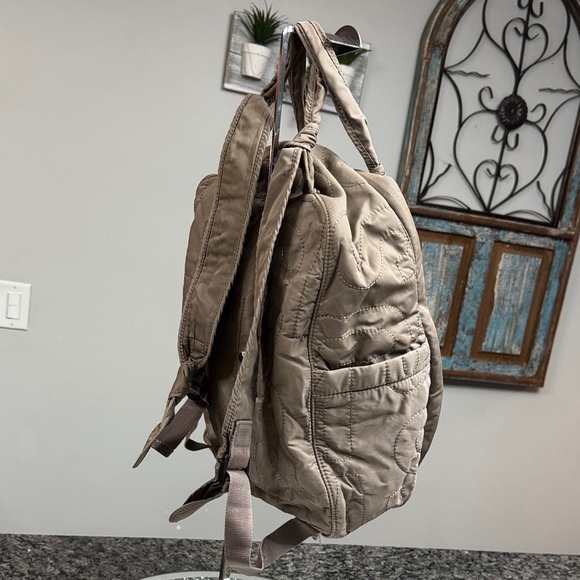 Marc Jacobs Taupe Quilted Nylon Backpack EUC main image 12